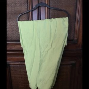 Ruby Rd lime green linen capris fully lined sz 24W